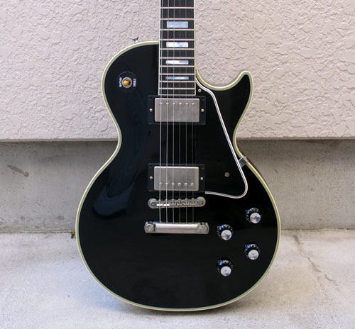 1968 Gibson Les Paul Custom Vos Custom Shop Ebony タゴのロケンローブログ